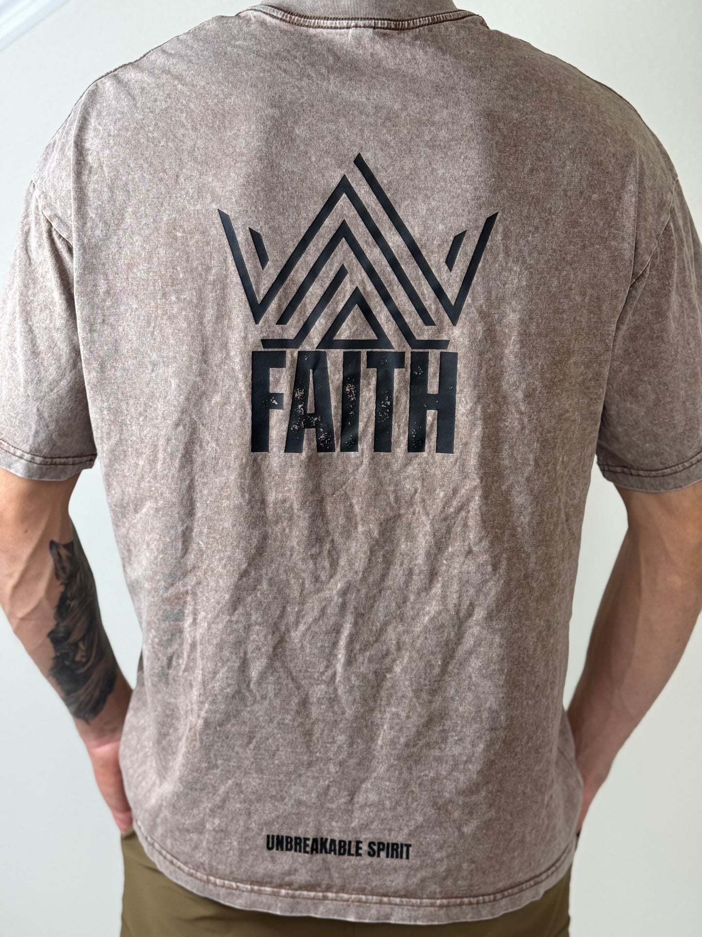 Unisex oversized Faith Tshirt